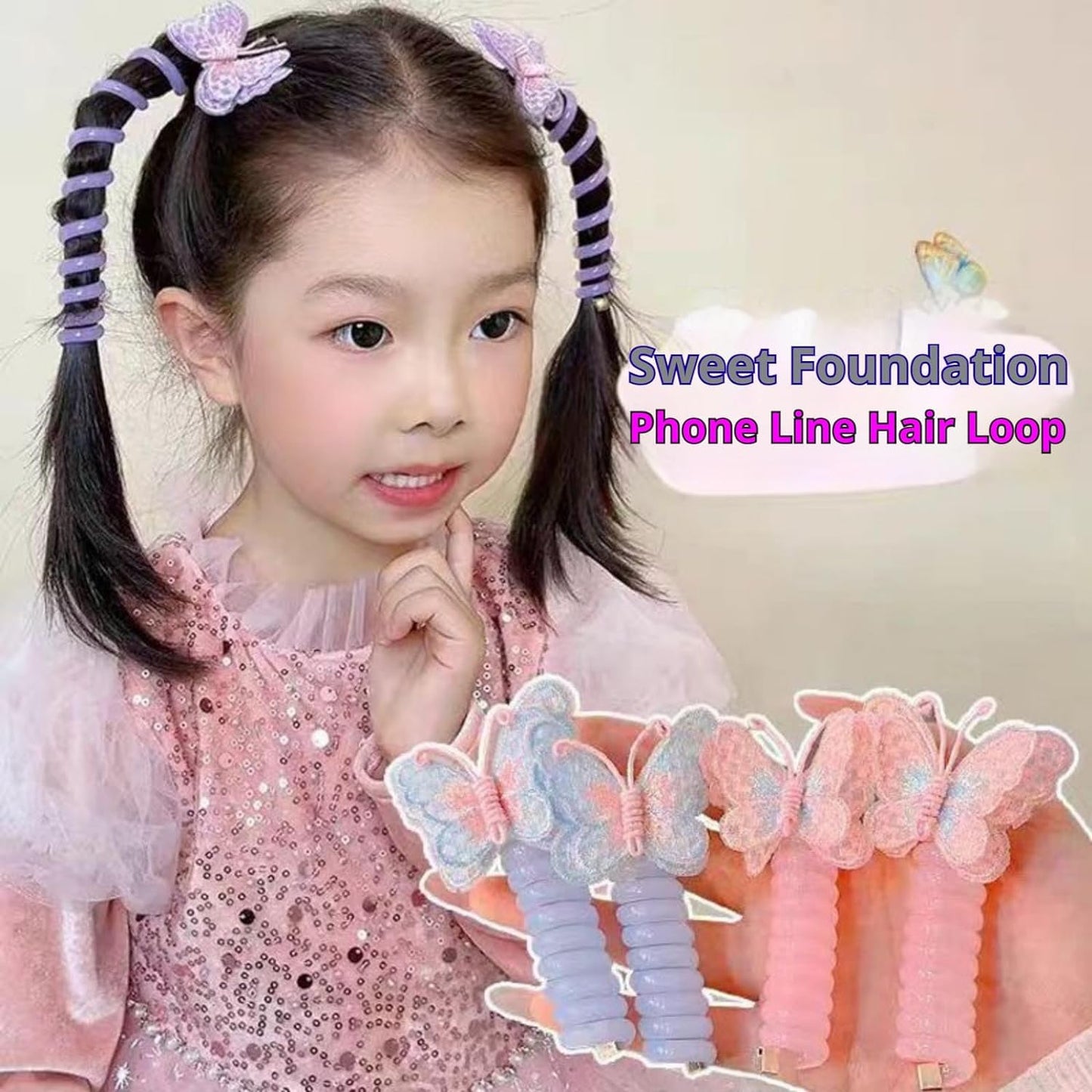 Butterfly Telephone Wire Hair Bands