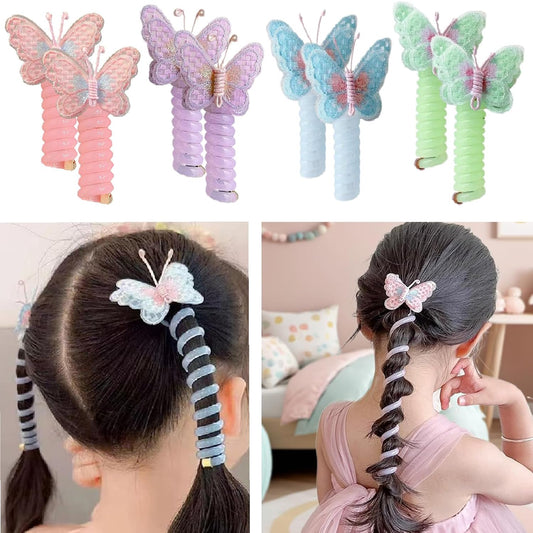 Butterfly Telephone Wire Hair Bands