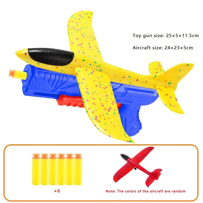 Flying Airplane With Shooting Gun