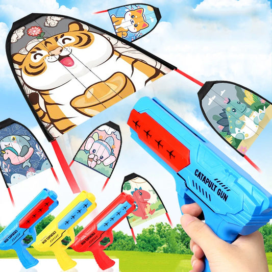 Flying Airplane With Shooting Gun