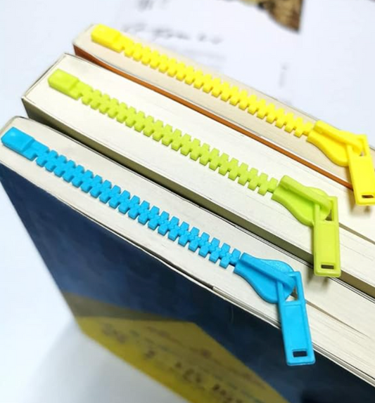 Zipper Bookmarks (Pack of 3)